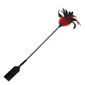Sportsheets Feather Slapper Black/Red – Accessorio in Piume da 61 cm