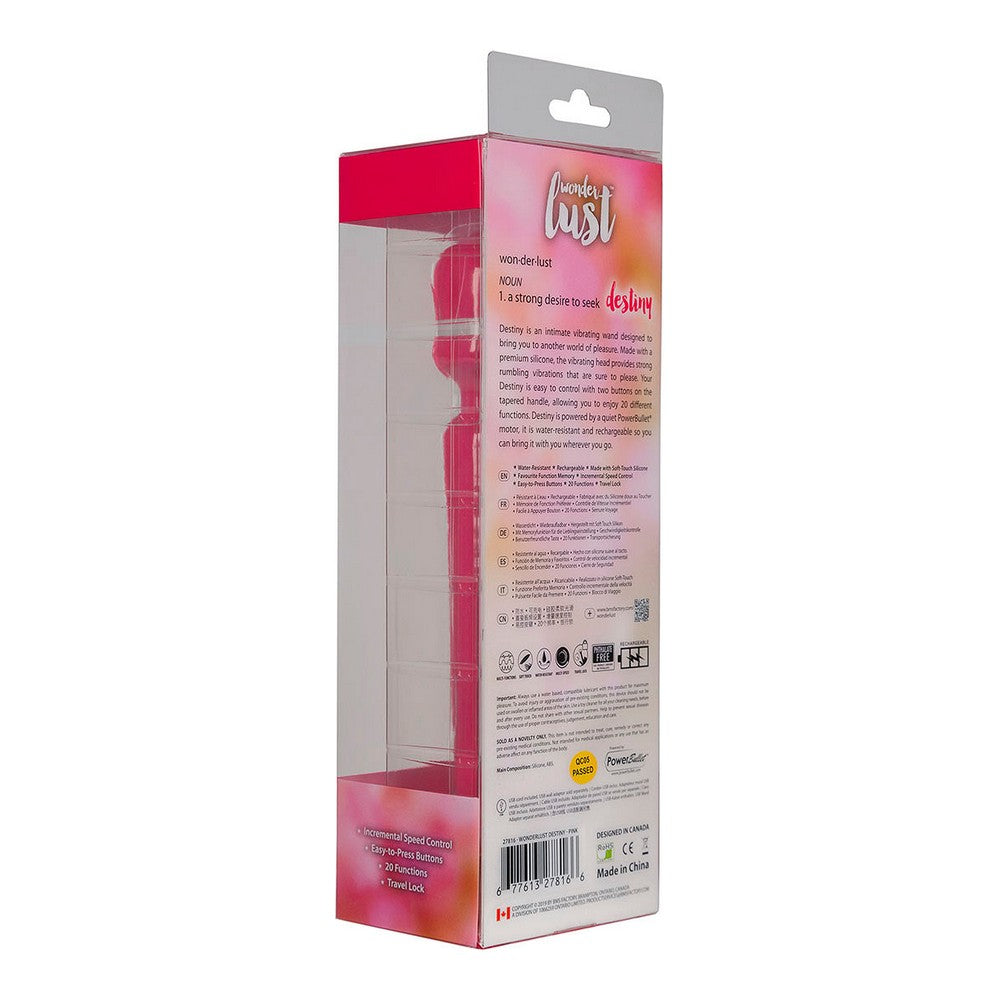 Wand Massager Destiny – Massaggiatore a Bacchetta Ricaricabile con 20 Modalità