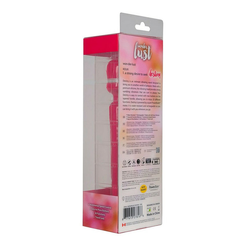 Wand Massager Destiny – Massaggiatore a Bacchetta Ricaricabile con 20 Modalità