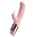 Premium Dual-Action Vibrator with Clitoral Stimulator, Realistic