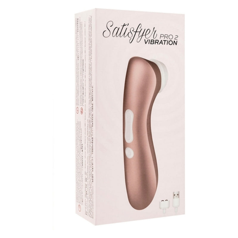 Stimolatore Clitorideo a Suzione Satisfyer Pro 2+ – Silicone Ricaricabile e Impermeabile