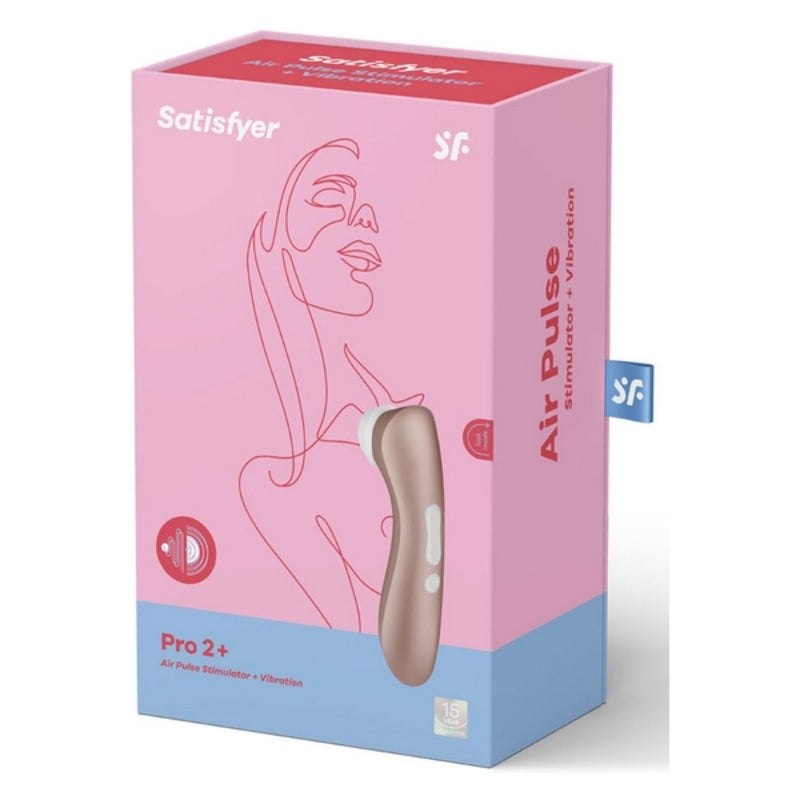 Stimolatore Clitorideo a Suzione Satisfyer Pro 2+ – Silicone Ricaricabile e Impermeabile