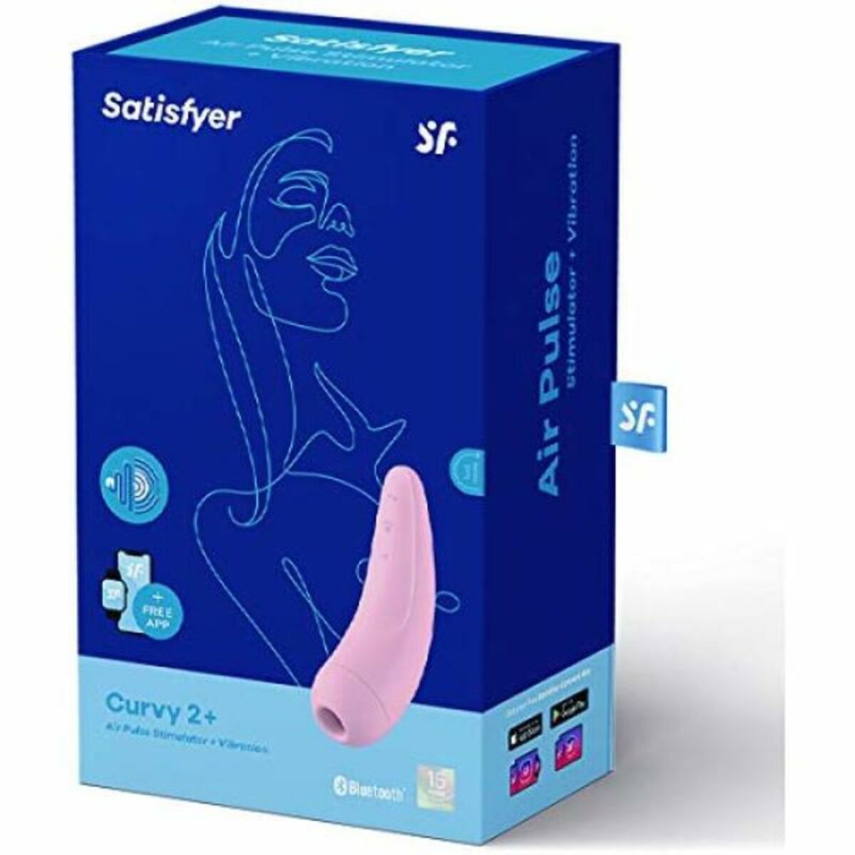 Satisfyer Curvy 2+ Dual Stimulation Vibe – Air Pulse, Vibrazione e Controllo App