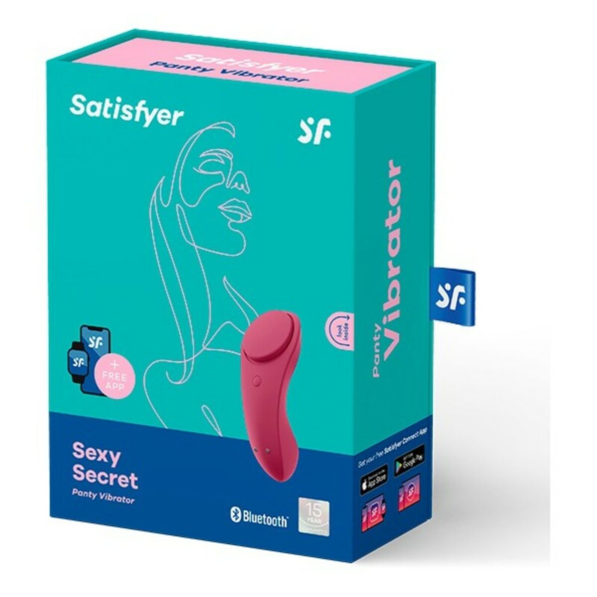 Satisfyer Little Secret Wine – Massaggiatore per Coppie Compatto e Ricaricabile