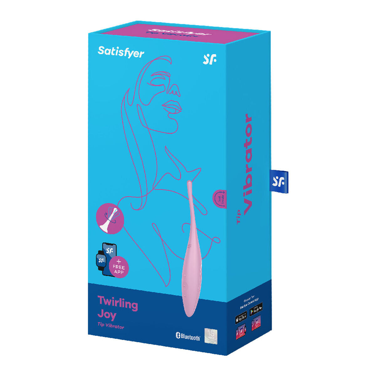 Satisfyer Curve Clitoral Vibrator Pink – Ricaricabile, Impermeabile e in Silicone