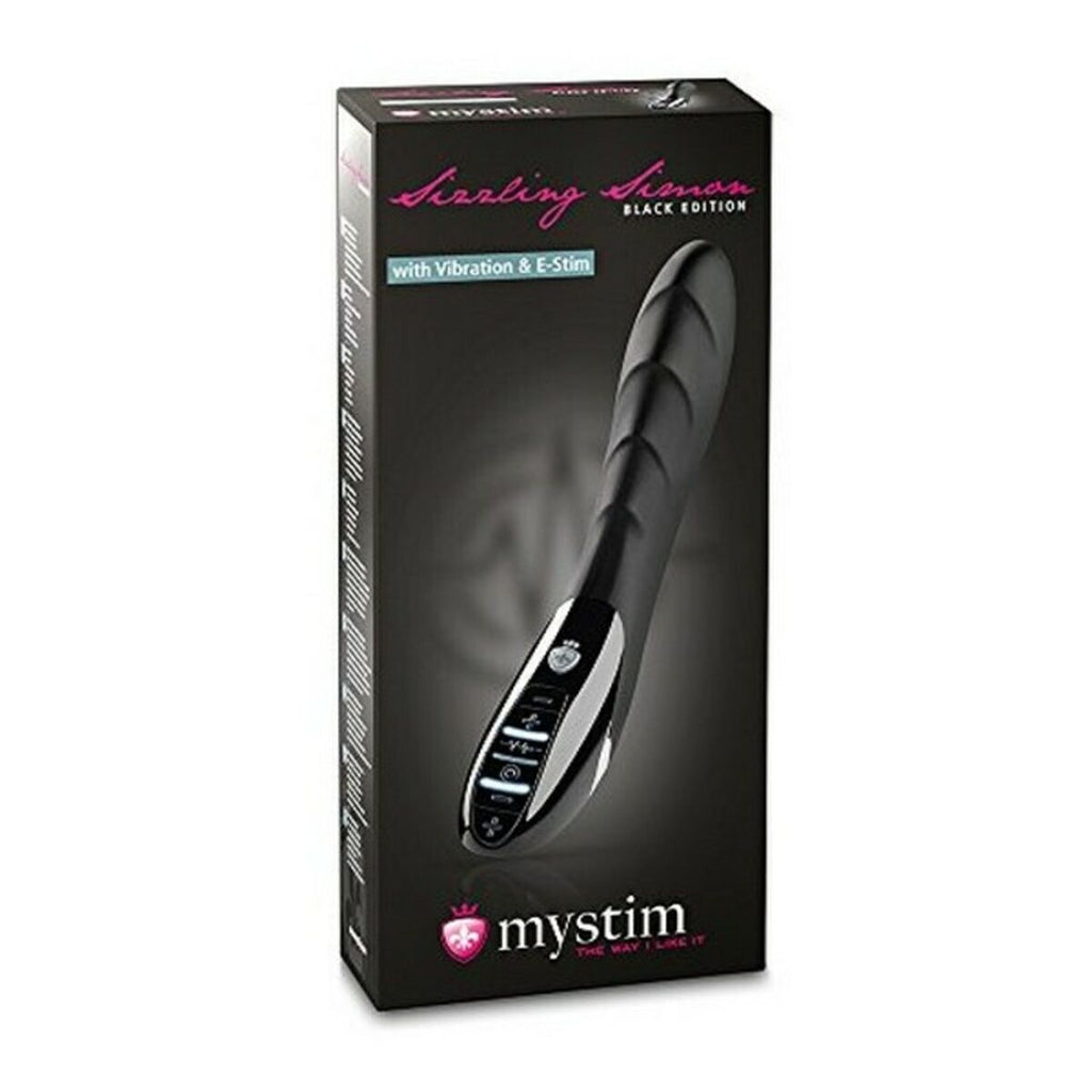 Sizzling Simon eStim Vibrator Black Mystim 68721