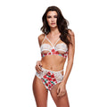 Completo Intimo Floreale in Pizzo Baci Lingerie