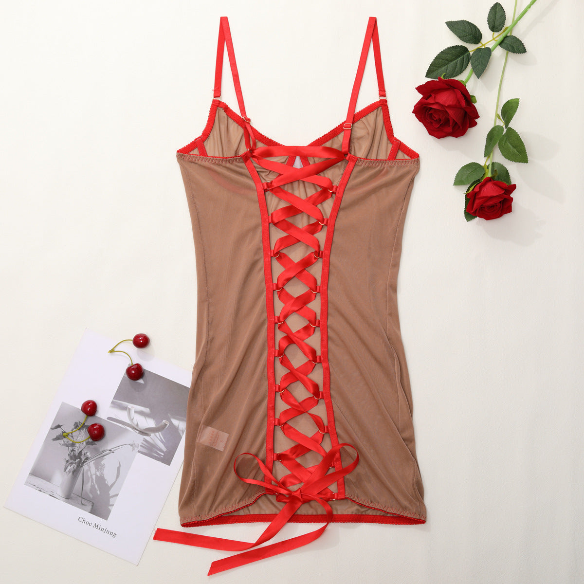 Jumpsuit Lingerie Viola Sexy in Mesh Trasparente –Sottoveste Sensuale da Donna