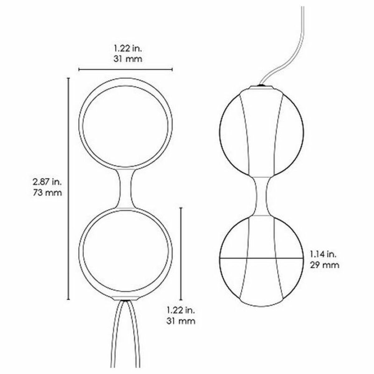 Palline Vaginali LELO LUNA Beads Noir