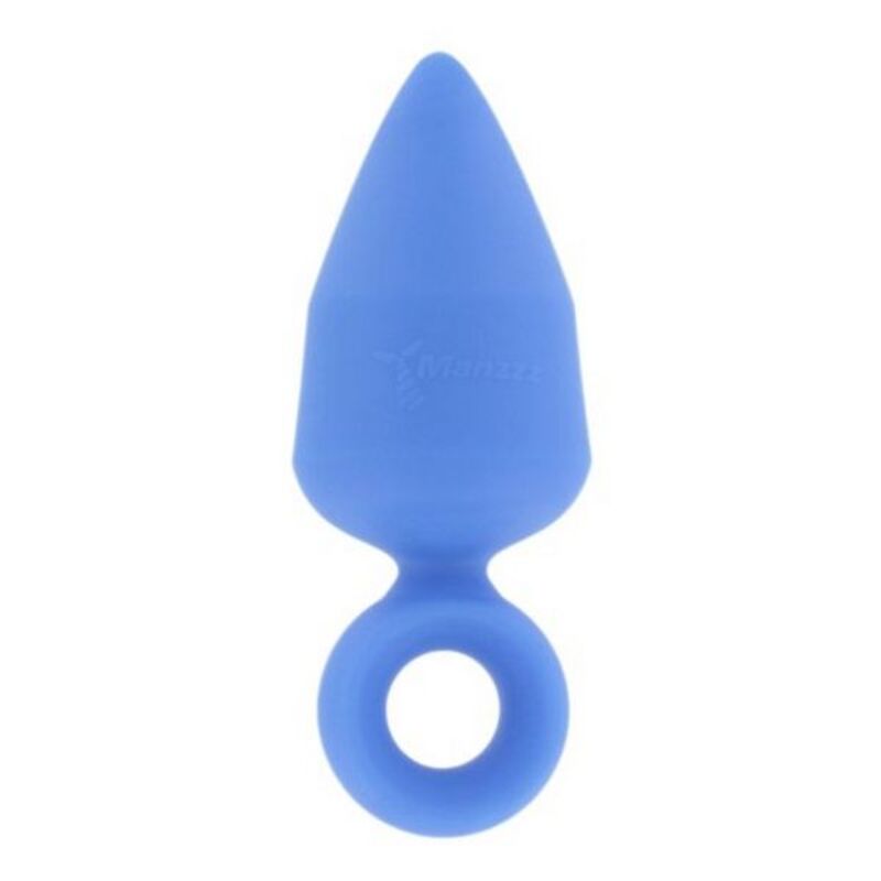 Butt Plug in Silicone Blu