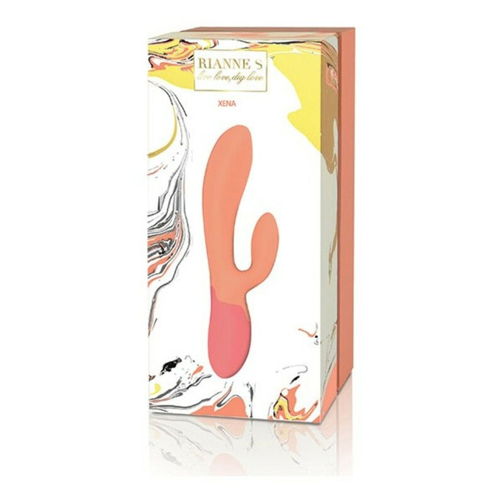 Vibratore Rabbit a Doppia Stimolazione Xena Corallo
