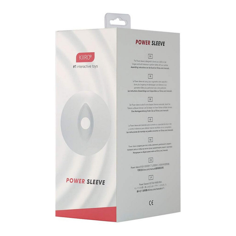 Kiiroo Power Masturbating Sleeve – Morbido, Trasparente e Facile da Pulire