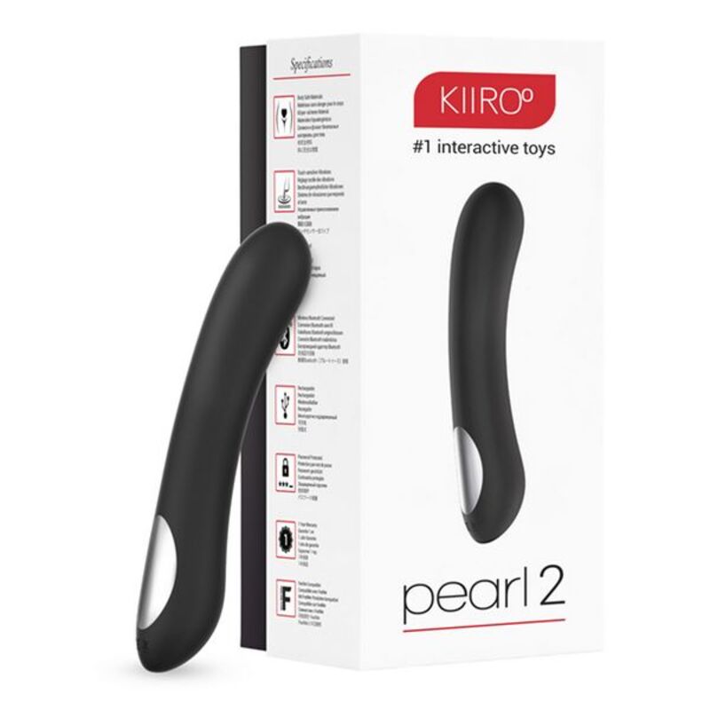 Kiiroo Pearl 2 Vibratore Interattivo Punto G Nero
