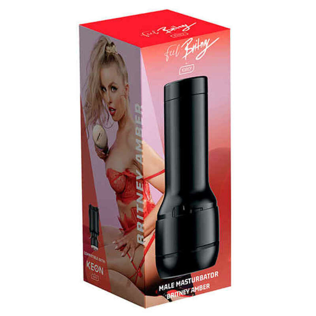Masturbatore Realistico Kiiroo Nero in Silicone