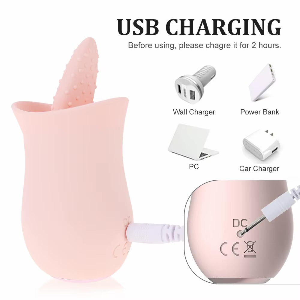 LINGUA Stimolatore 2 in 1 ricaricabile