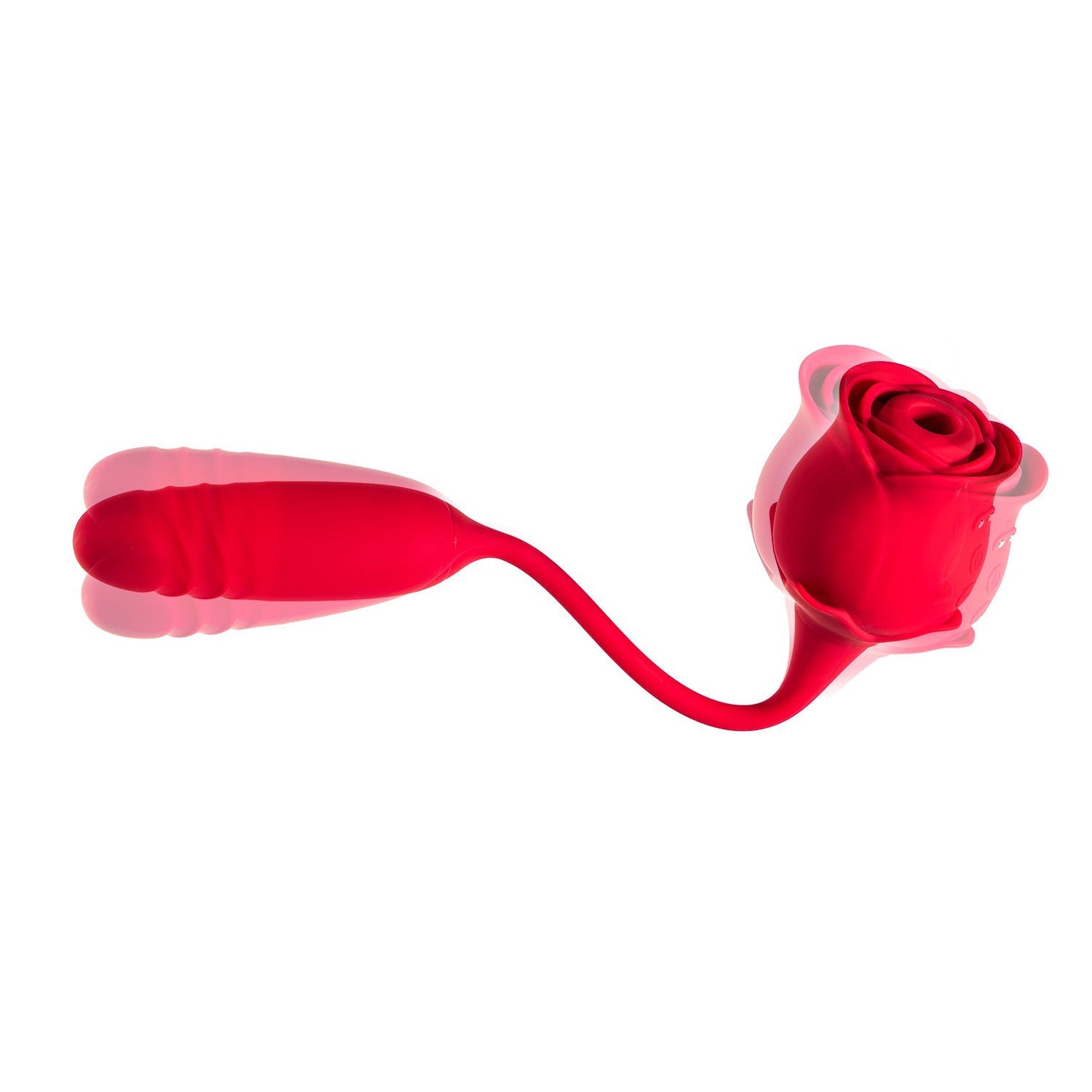 Flower Power Vibratore a Doppia Funzione a Forma di Rosa