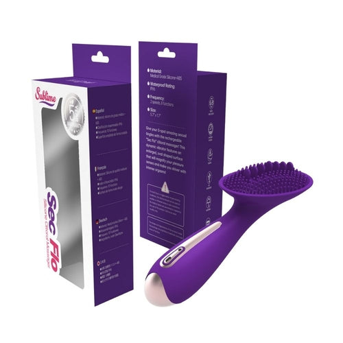 SEC FLO Massaggiatore Clitorideo in Silicone