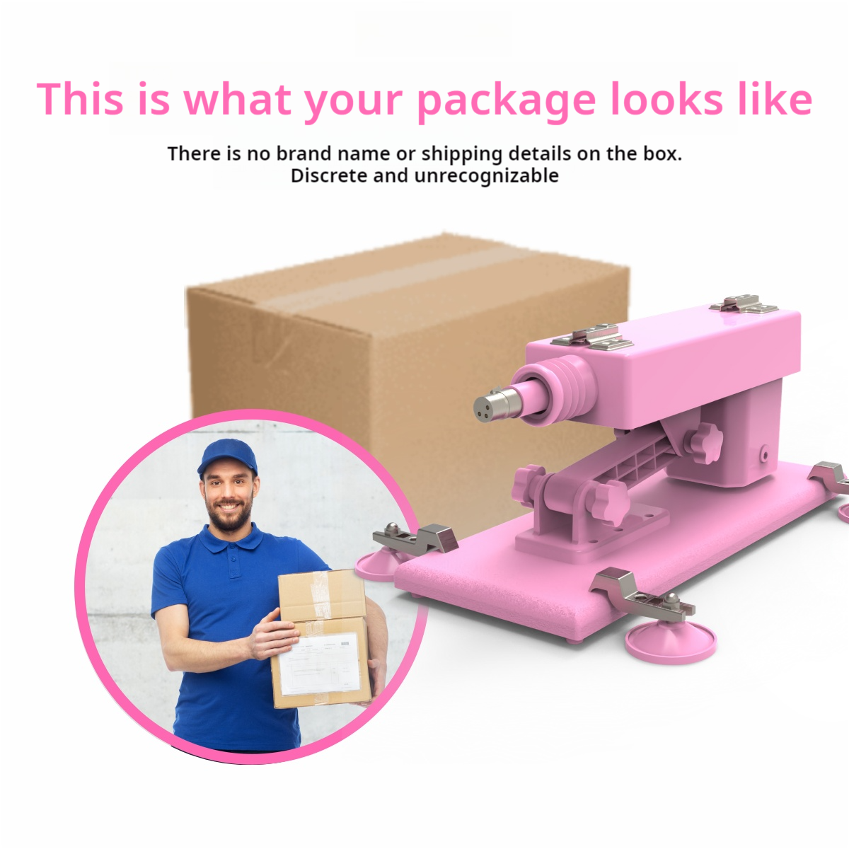 Reid Love Machine con 8 Accessori – Potente, Regolabile e Discreta