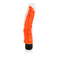 Funky Jelly Vibe 8” – Vibratore Multivelocità Arancione/Verde