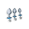 Opis - 3 piece luxury gem butt plug & anal training kit